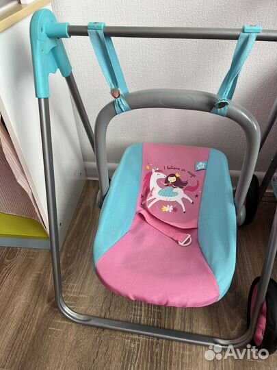 Коляска и качели для куклы