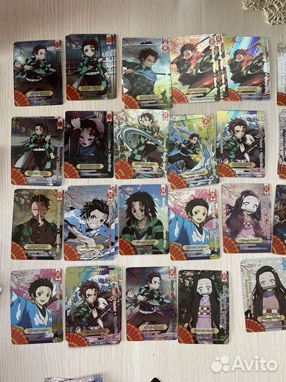 Карточки клинок рассекающий демонов