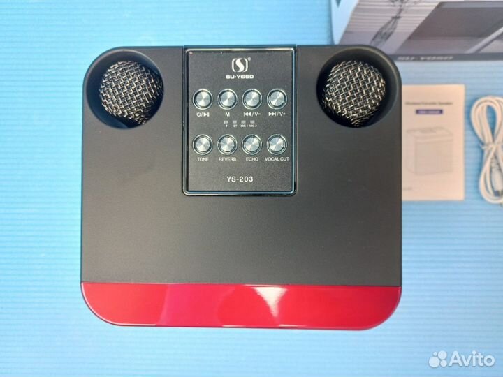 Караоке система 2 беспроводных микрофона