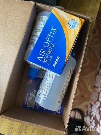Линзы контактные Air optix night end day на -2