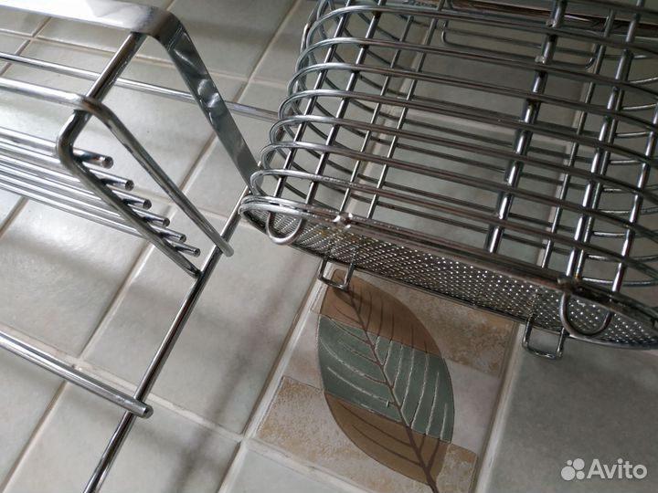 Полка навесная на рейлинг