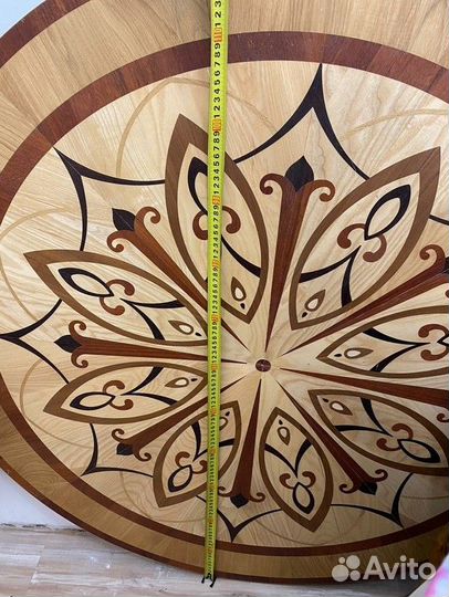 Панель мозаичная паркетная панно маркетри шпон 1