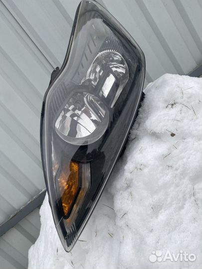 Фара левая форд фокус 2 рейсталинг черная маска