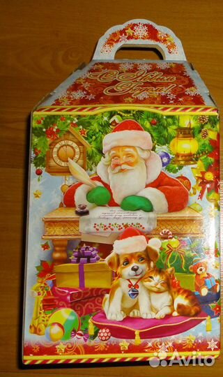 Набор Новогодних Пакетов и Коробок