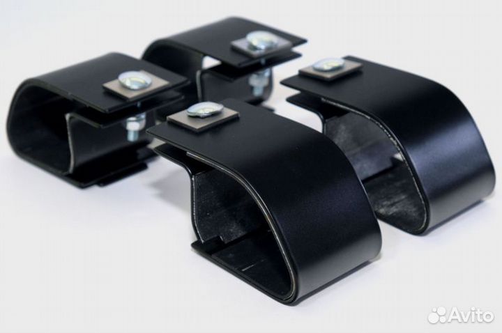 Багажник рено Дастер21-дуга аэро-крыло опоры черн