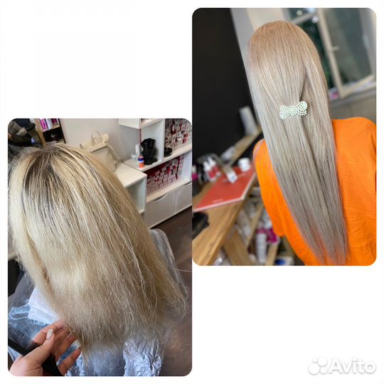Наращивание волос/ Окрашивание волос