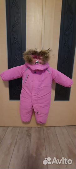 Зимний комбинезон для девочки 86