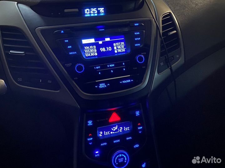 Штатная магнитола элантра 5