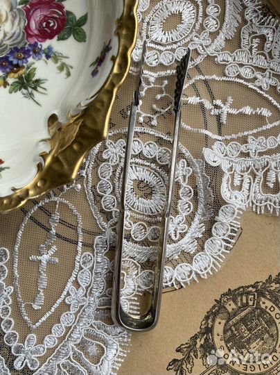 Щипцы для сахара, серебро 84 проба