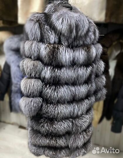 Шуба из чернобурки трансформер 4 в 1