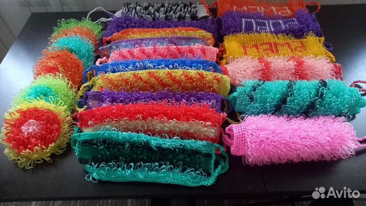 Мочалки ручной работы