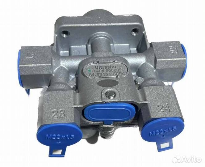 Клапан защитный тормозной 4х контурный shaanxi F30