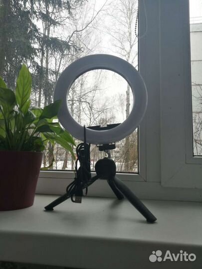 Селфи лампа со штативом