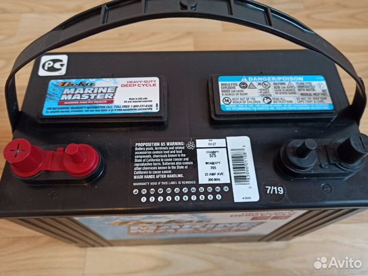 Тяговый аккумулятор Deka marine master DC27
