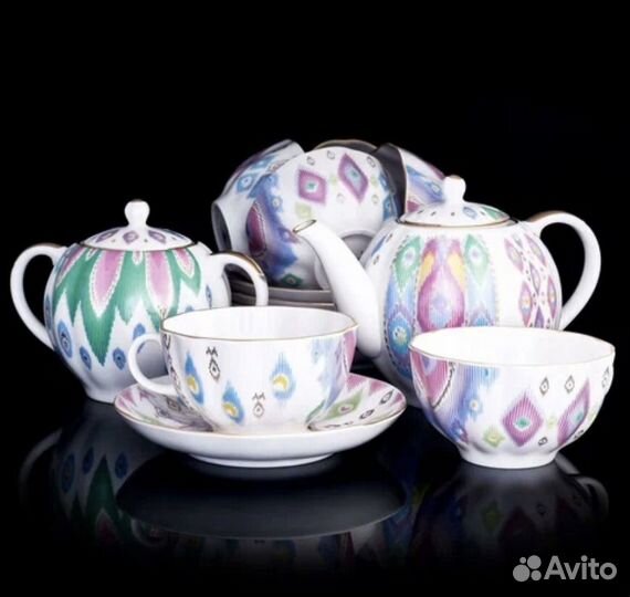 Императорский фарфор чайный сервиз