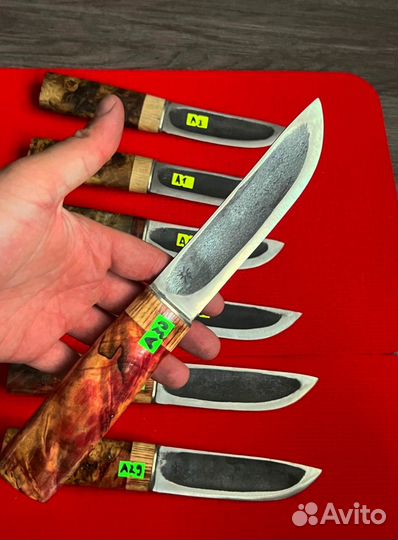 Ножи кованные 110х18ш охоничьи якуты