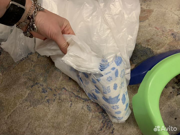 Горшок складной Potette plus + накладка Икеа