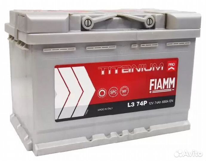 Аккумулятор Fiamm titan ium Pro 74L