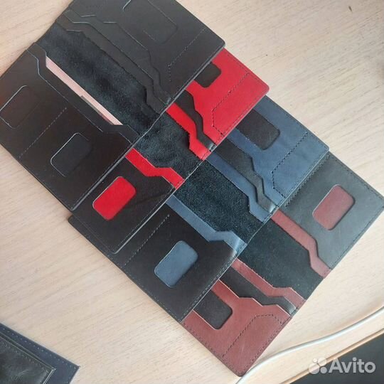 Обложка для документов из кожи трансформер