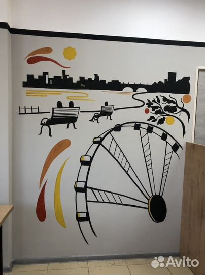 Роспись стен на заказ