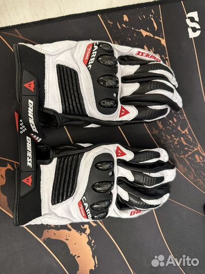 Мотоперчатки Dainese Gloves Short White