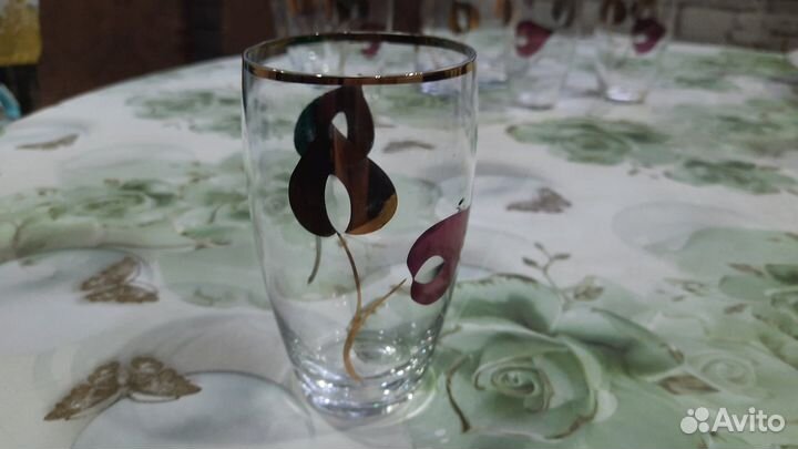 Кувшин и стаканы богемия