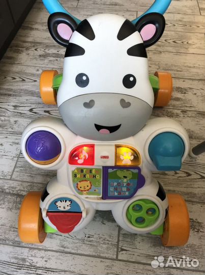 Ходунки Игрушка Зебра, fisher price