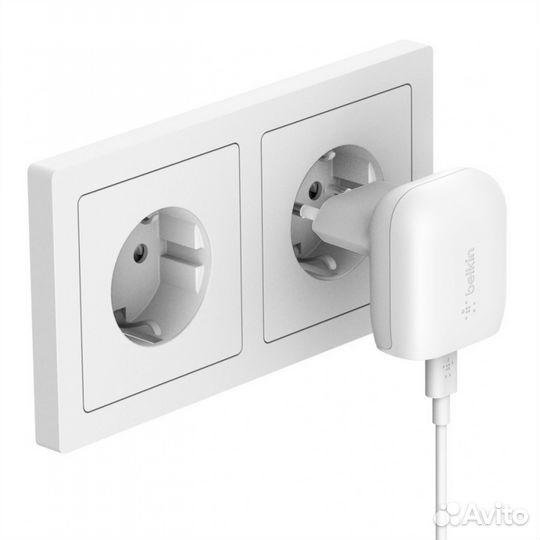 Блок USB-C Belkin 18W (Новый) Г-образный