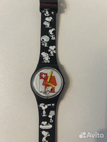 Часы swatch peanuts новые