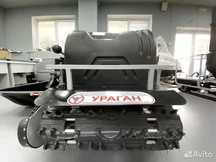 Мотобуксировщик Ураган Тайга 2000мм реверс Буран