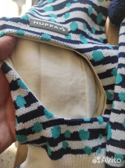 Шапка шлем huppa зима демисезон новый