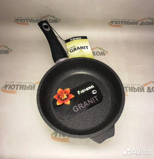 Сковорода Индукция 240мм а/п Granite L18124i