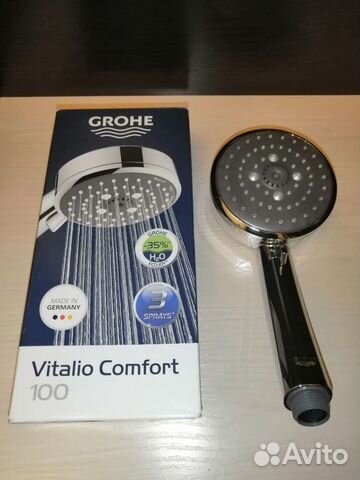 Ручной душ grohe Vitalio Comfort 100(3 режима)
