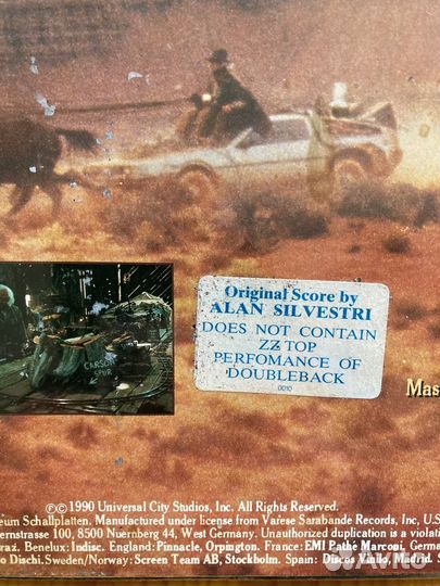 Back To The Future III - OST (винил первый пресс)