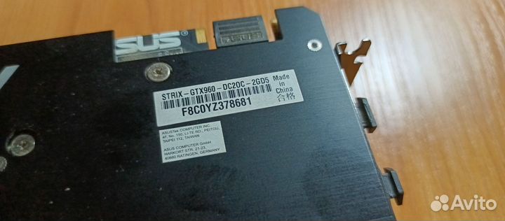 Видеокарта GeForce gtx 960 2 gb