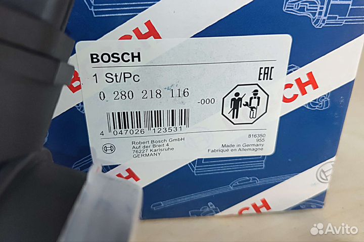 Датчик расхода воздуха Bosch 116 / 037 / 225