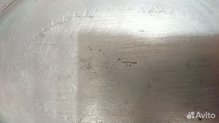 Мельхиор. Поднос, лопатка, нож для торта