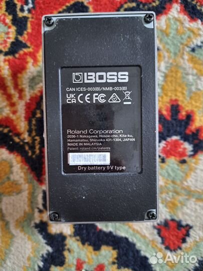 Гитарная педаль boss rv 6 reverb ревер