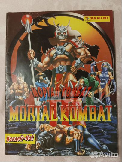 Mortal Kombat II, полная коллекция наклеек