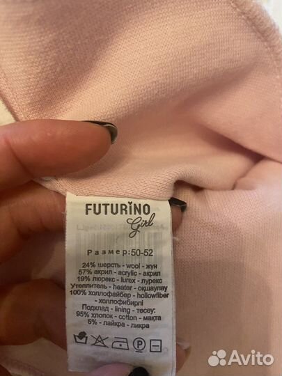 Шапка шлем на девечку