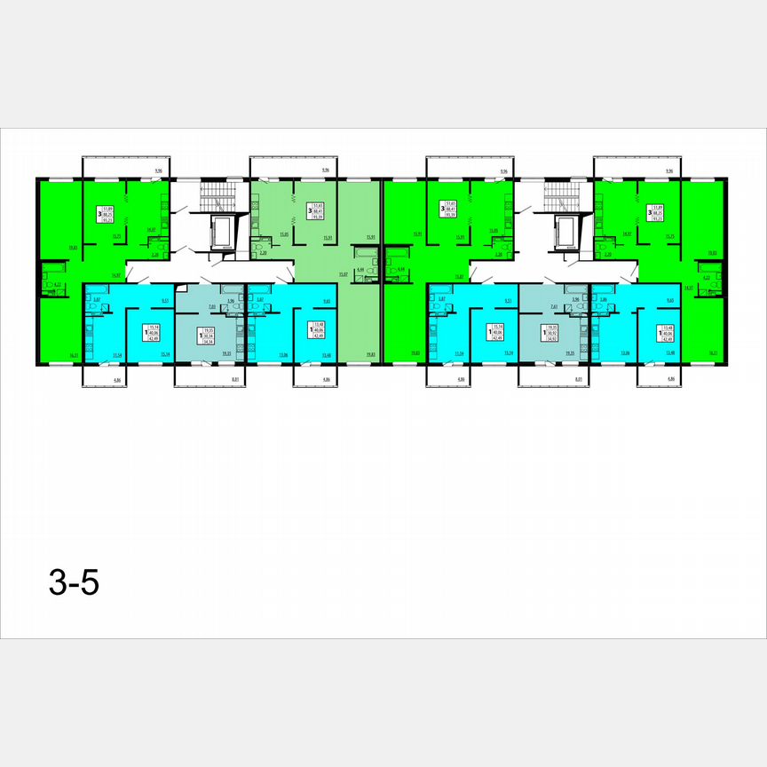 3-к. квартира, 88,1 м², 4/8 эт.
