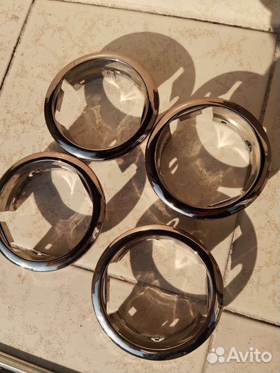 Кольца,темный хром,на сопло воздуховода, granta