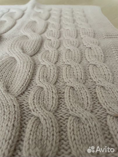 Плед детский вязаный ручная работа