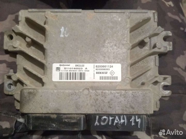 Эбу рено логан 1.4 Сименс EMS 3132