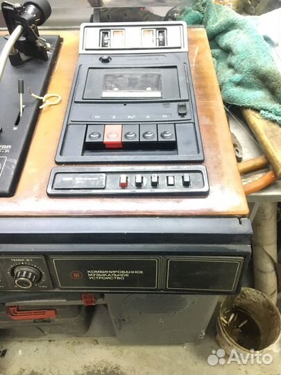 Стерео проигрыватель винила вега 117