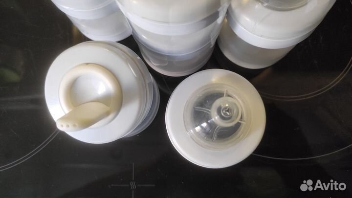 Бутылочки и соски avent и сушилка для бутылок