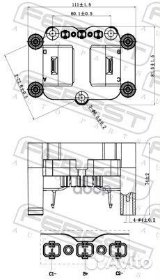 Катушка зажигания Febest 1029 CO8005A, 331015A