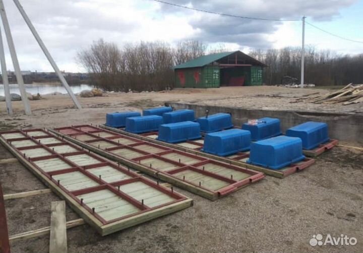 Пластиковые понтоны
