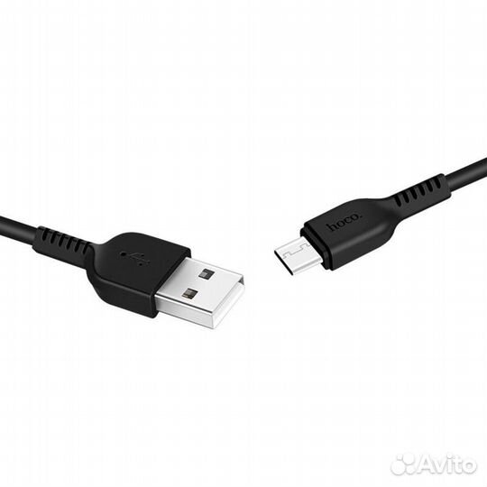 Дата-кабель универ. USB Type-C 1 м, 2.4А, черный