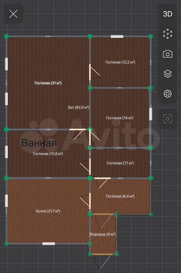Дом 120 м² на участке 14 сот.